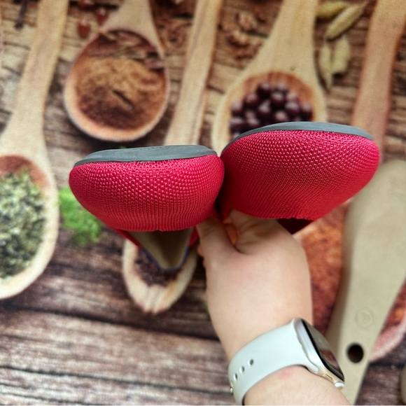 Rothy’s Rounded toe flats shoes in Scooter Red - Picture 8 of 8